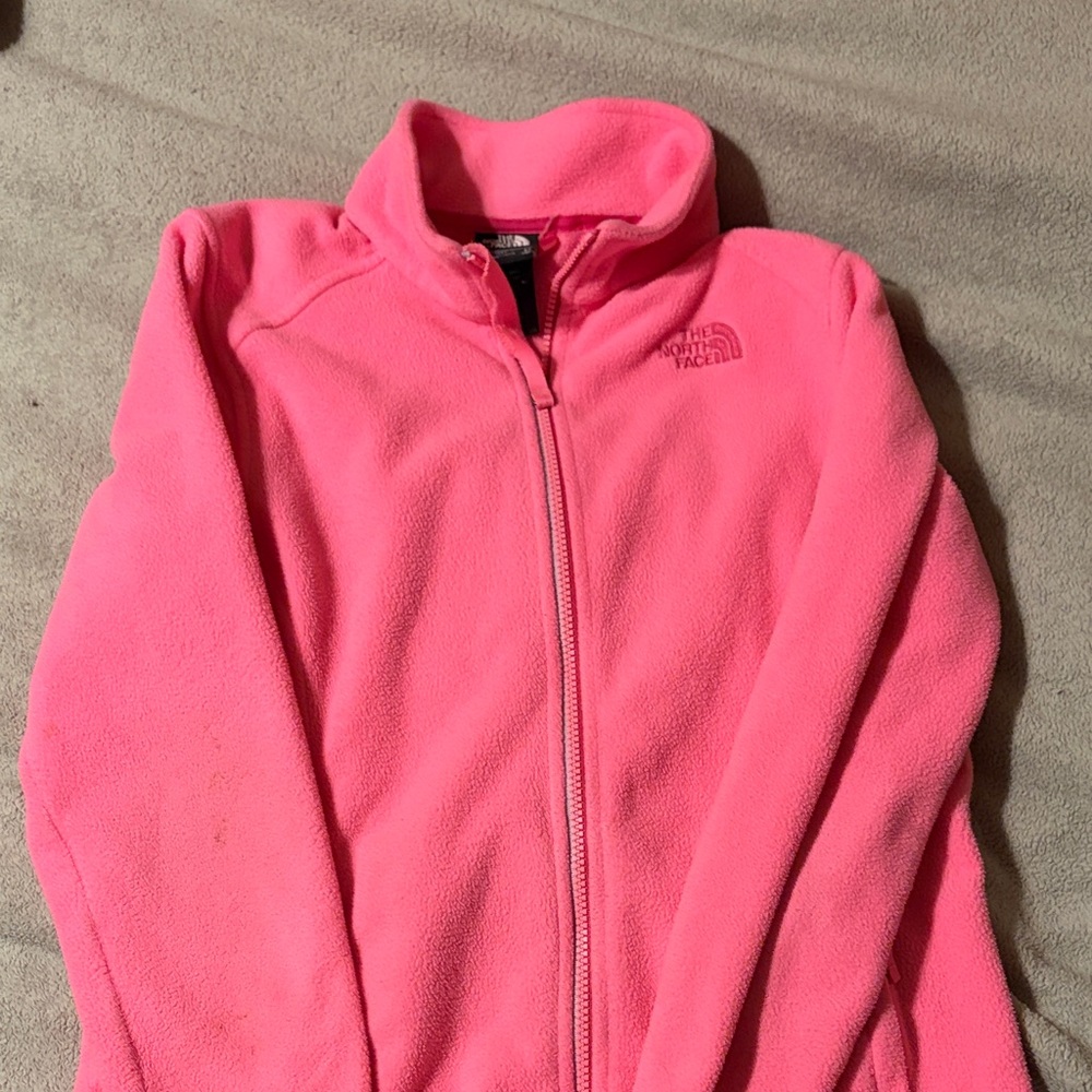 The North Face Kids Bright Pink Fleece Jacket